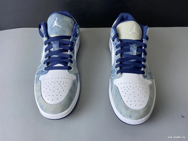 Rep Air 1 Jordan Washed CZ8455-100 Denim Low 0715